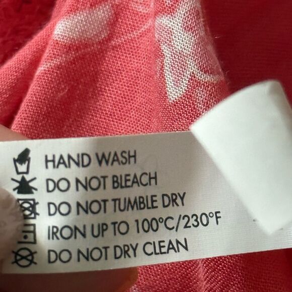 Poupette St Barth Girls Sasha Lace Trimmed Mini Dress Pink Floral. Size XL. - Picture 6 of 7